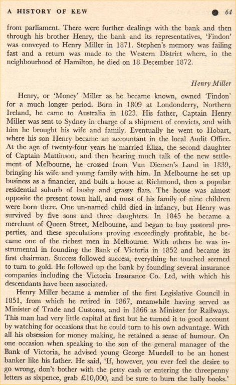 Extract
          from the History of Kew